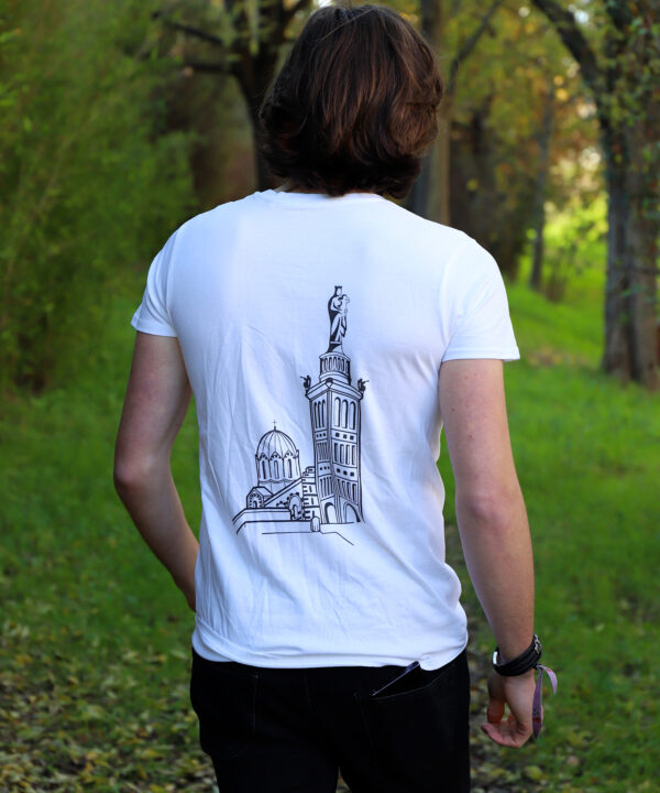 T-shirt Notre dame dos